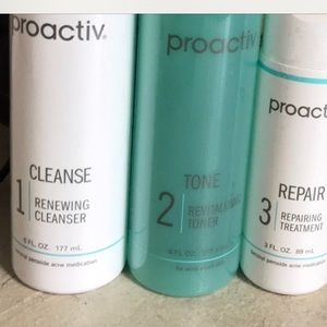 Proactive cleanser only, reserved
